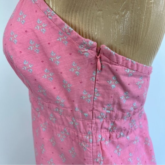 Vintage Y2K Hot Pink Haltertop Handkerchief Mini Dress from Gap - Picture 5 of 16